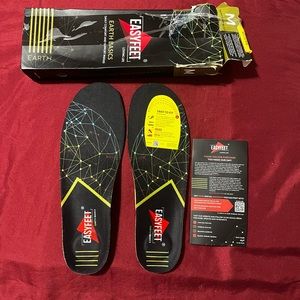 EasyFeet Flame Boost Athletic Shoe Insoles Fire Size Men 9- 10.5 Women 10- 11